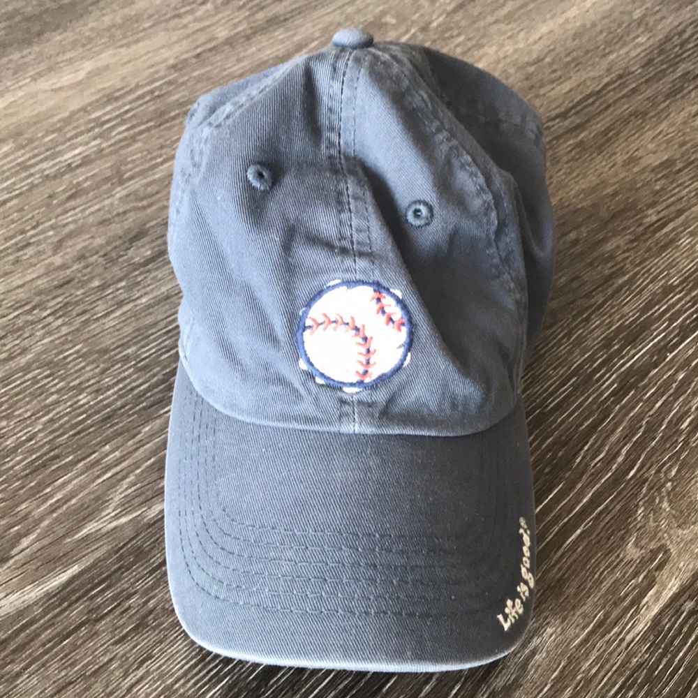 Life is Good navy blue hat